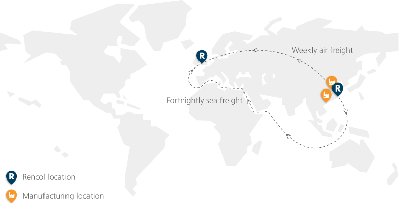 Supply Chain & Logistics Map